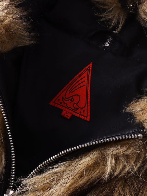 ECLIPSE OF THE BLOOD MOON BOXER FUR COAT
