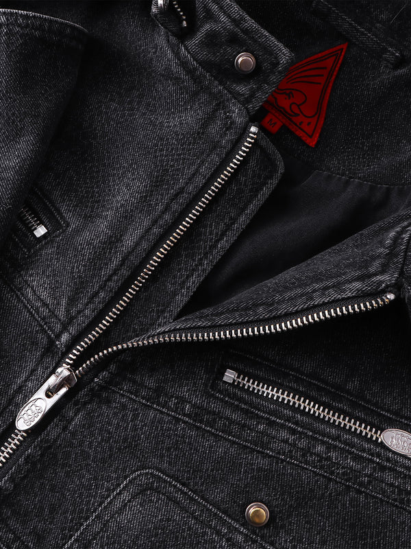 ECLIPSE OF THE BLOOD MOON COBRA PRINT JACKET