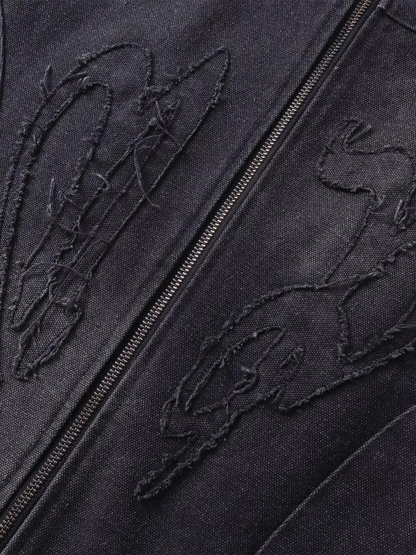 PRINCE OF DARKNESS CANVAS MOTO JACKET