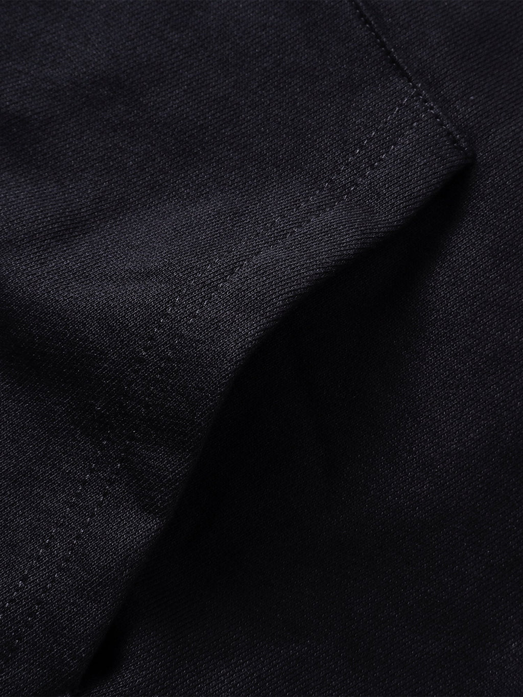 Close-up of the Grey Blue hoodie heavyweight cotton texture.