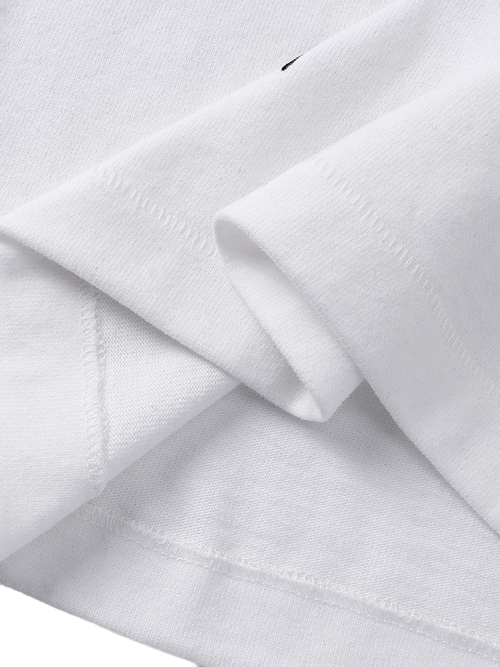 Off White long-sleeve tee hem construction