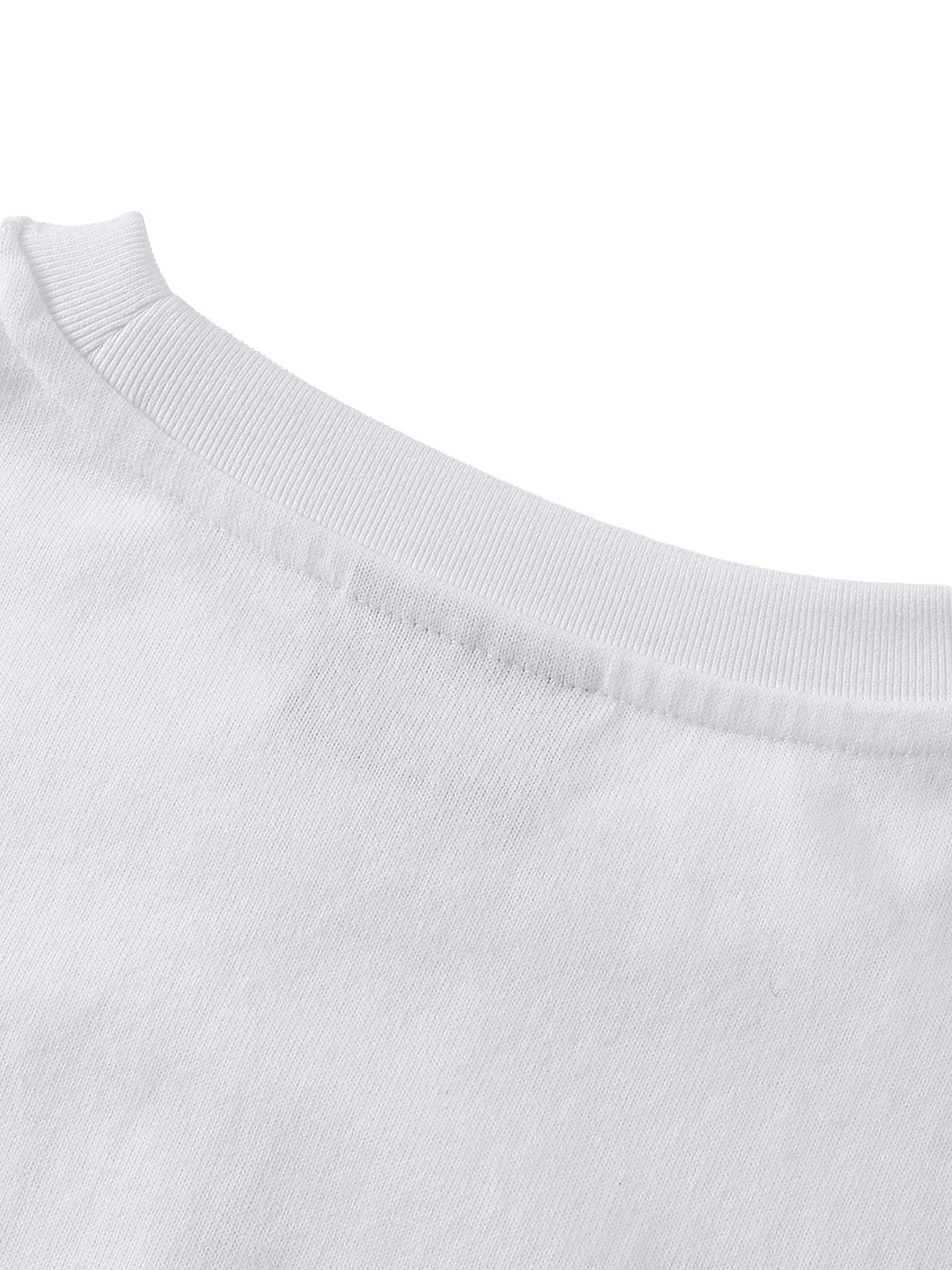 Off White long-sleeve tee back neckline seam