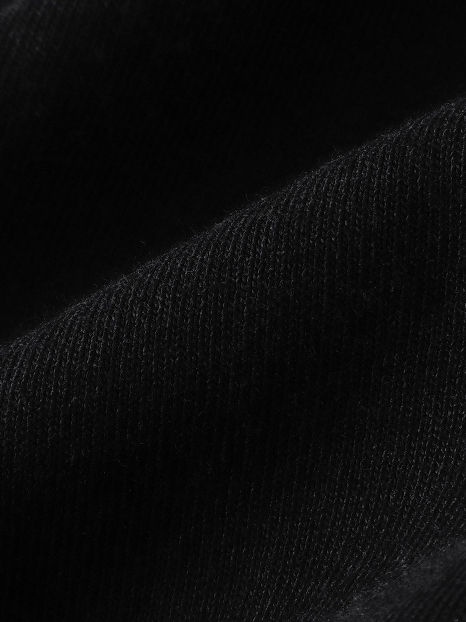 Black 100% cotton jersey texture