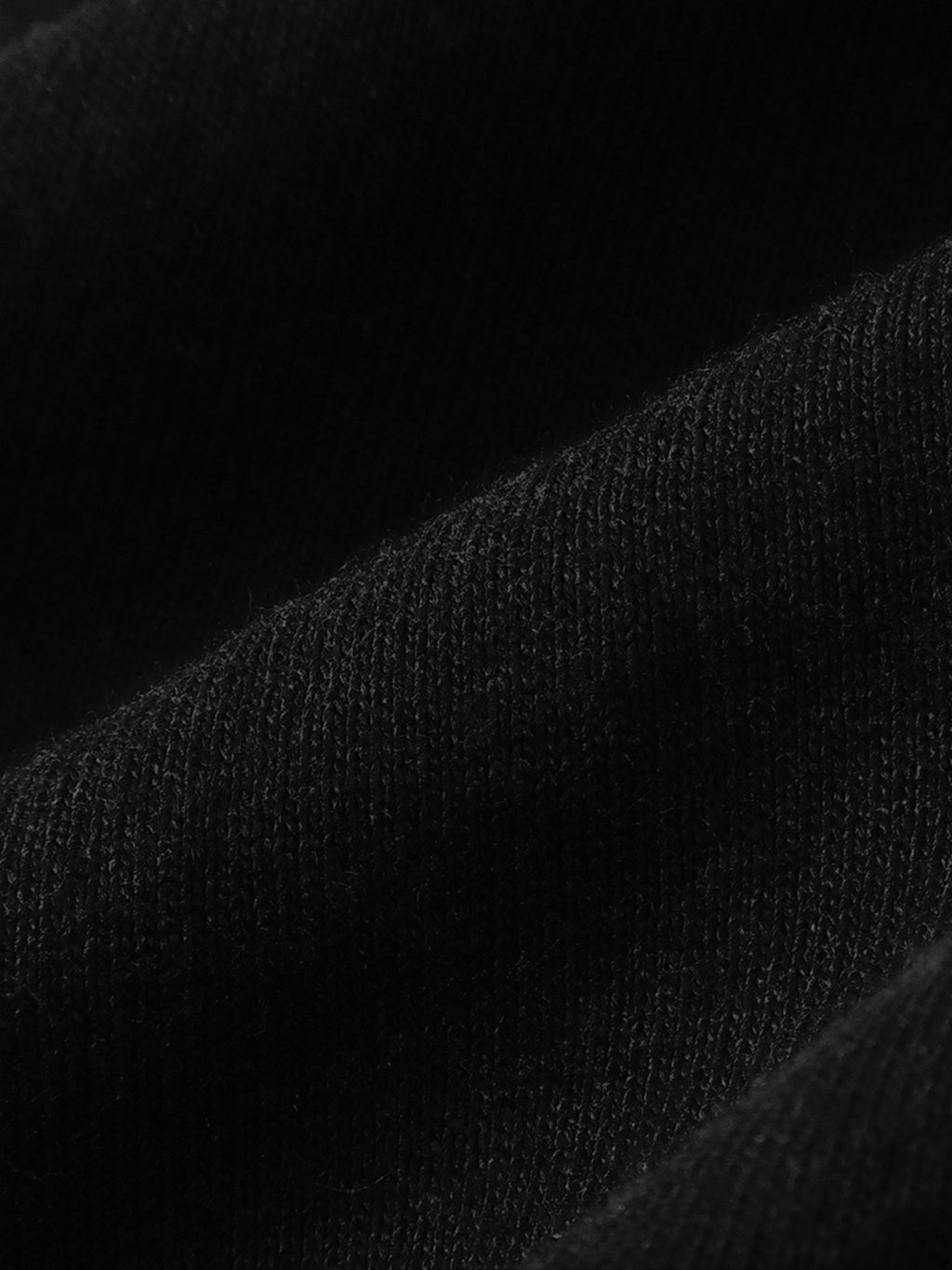 Black 100% cotton jersey texture