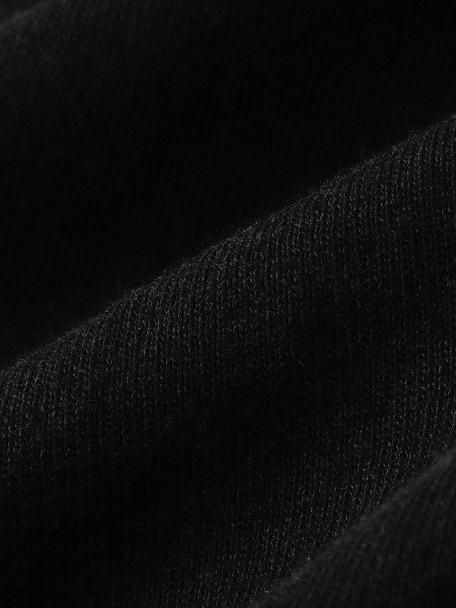Black 100% cotton jersey texture