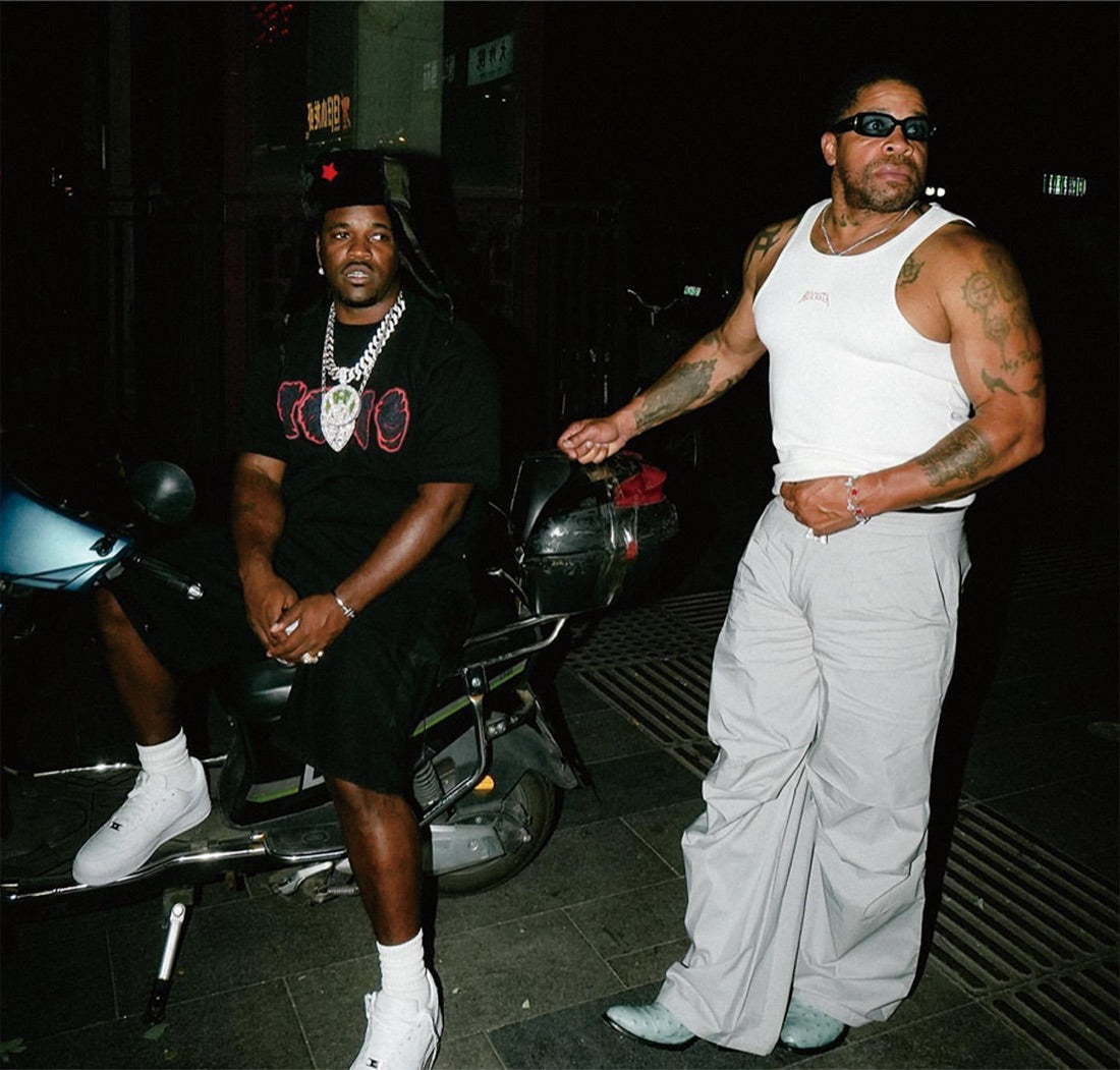 A$AP Ferg wearing THE BOY HAS NO PATIENCE