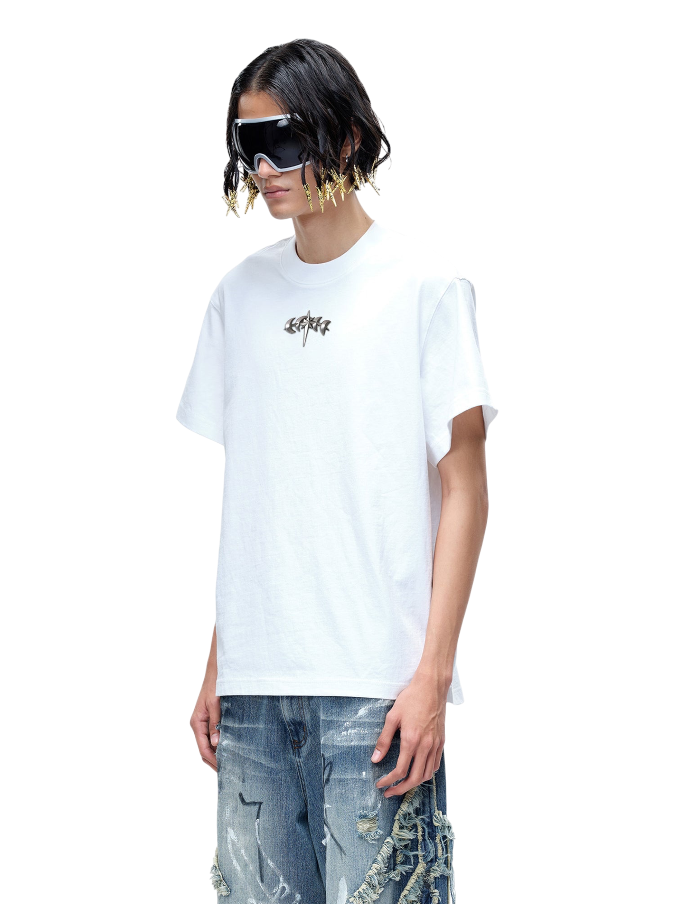 LUMINOUS DAWN ASTRAL METAL LOGO T-SHIRT