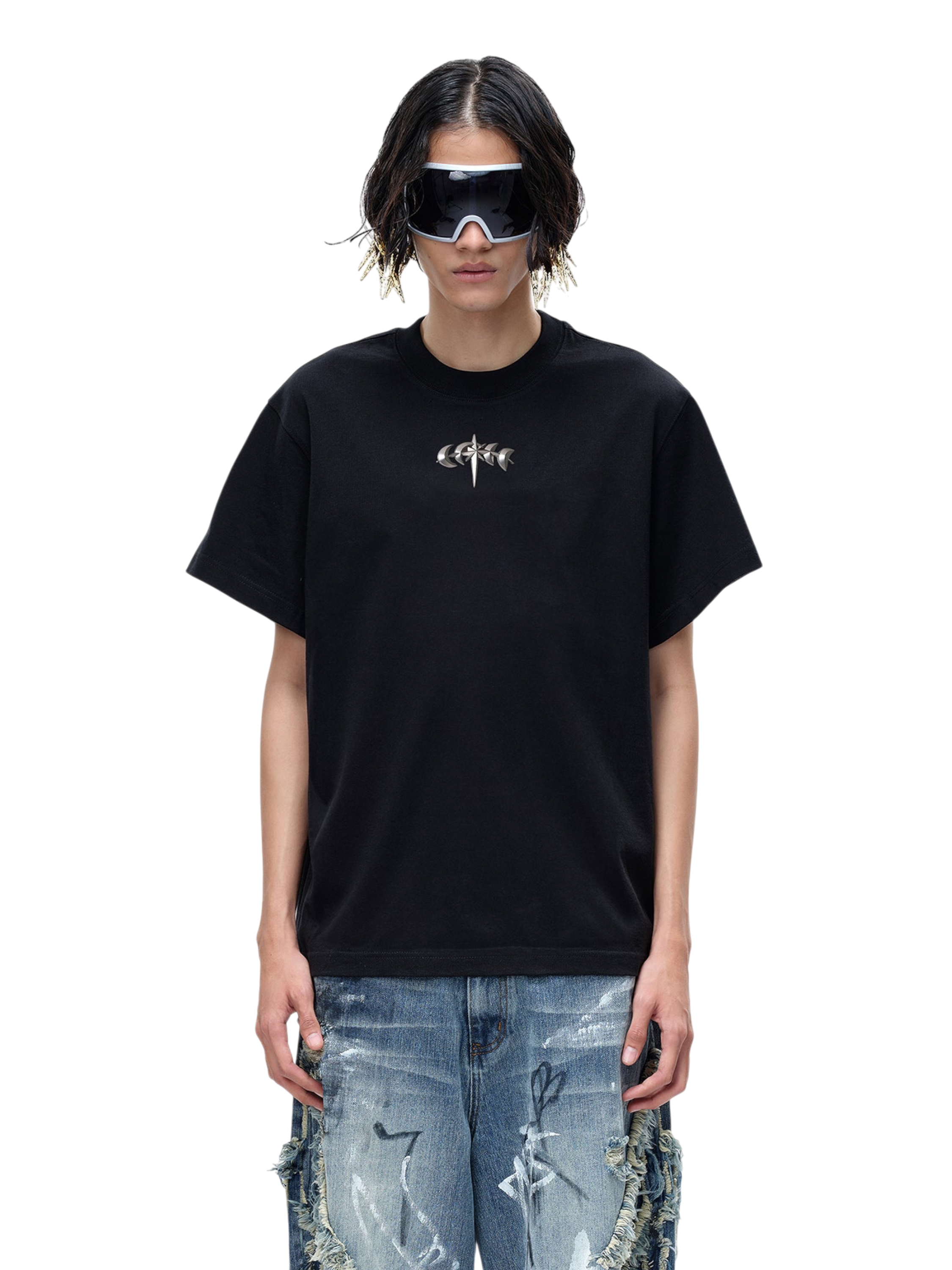 LUMINOUS DAWN ASTRAL METAL LOGO T-SHIRT