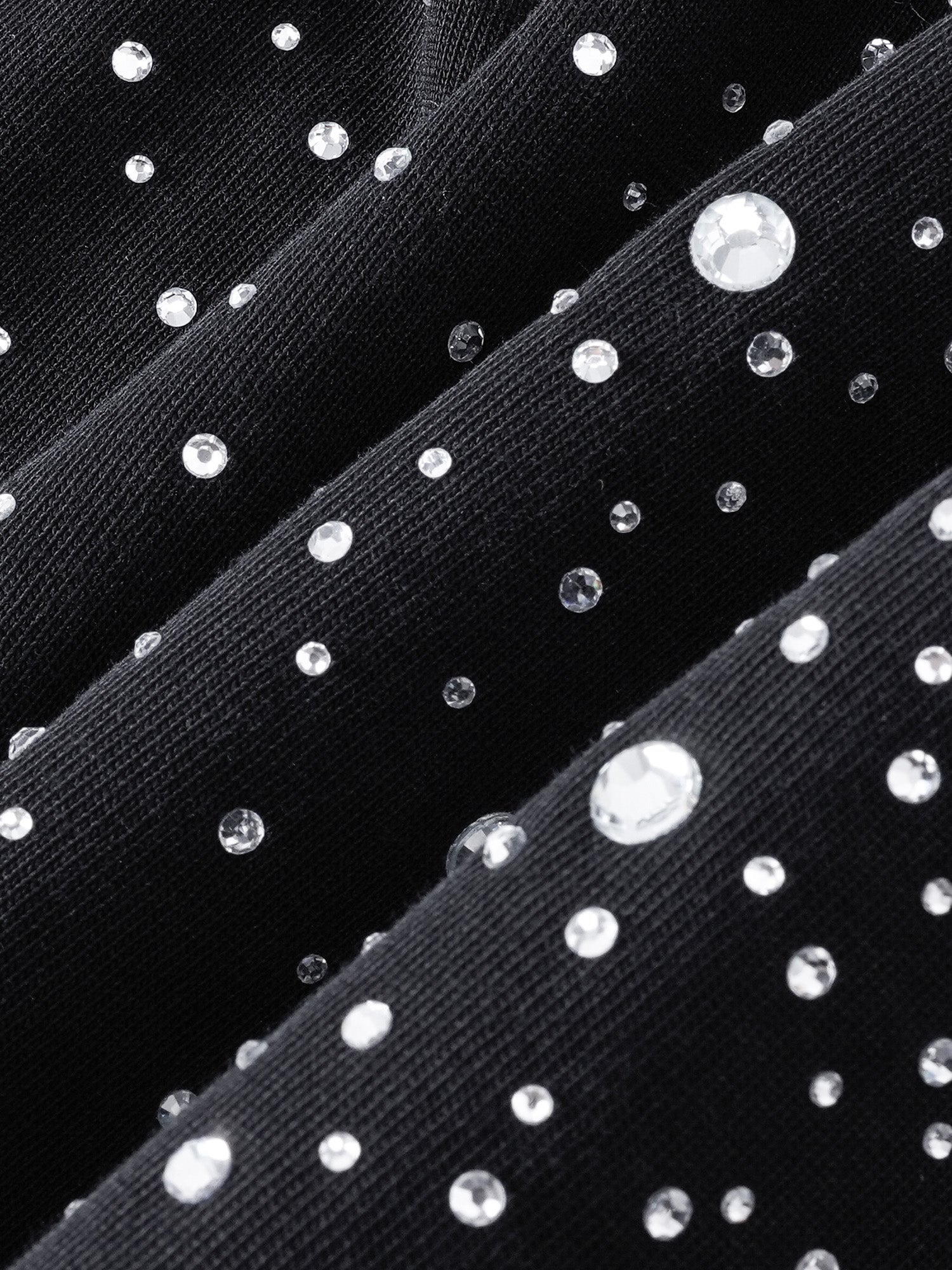 LUMINOUS DAWN RHINESTONE PATCH T-SHIRT