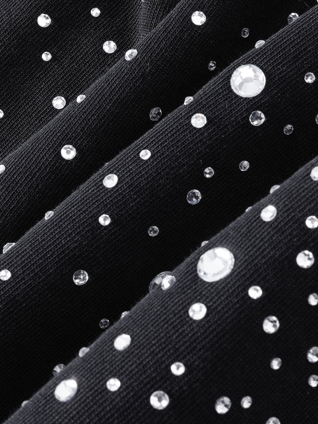 LUMINOUS DAWN RHINESTONE PATCH T-SHIRT