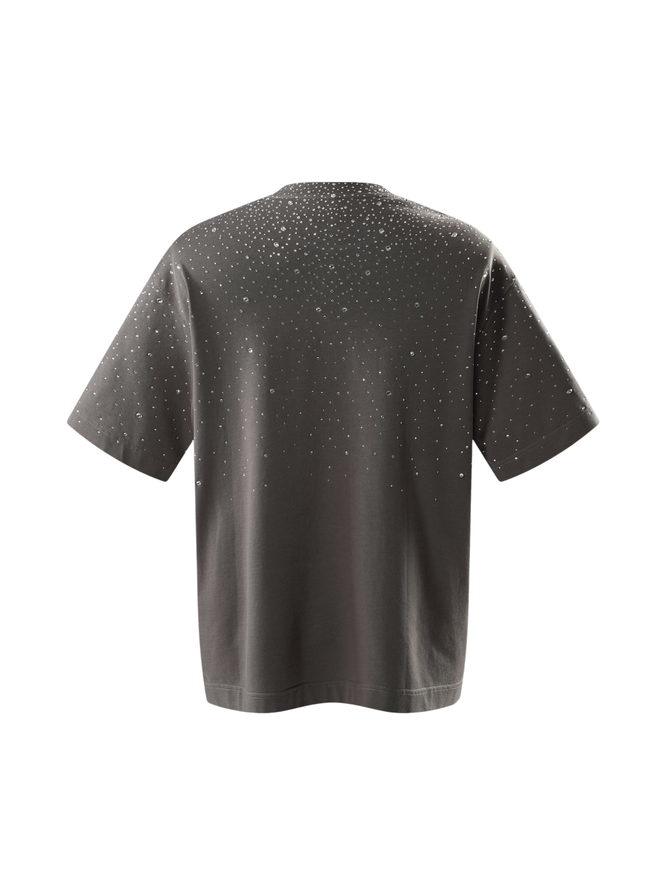 LUMINOUS DAWN RHINESTONE PATCH T-SHIRT