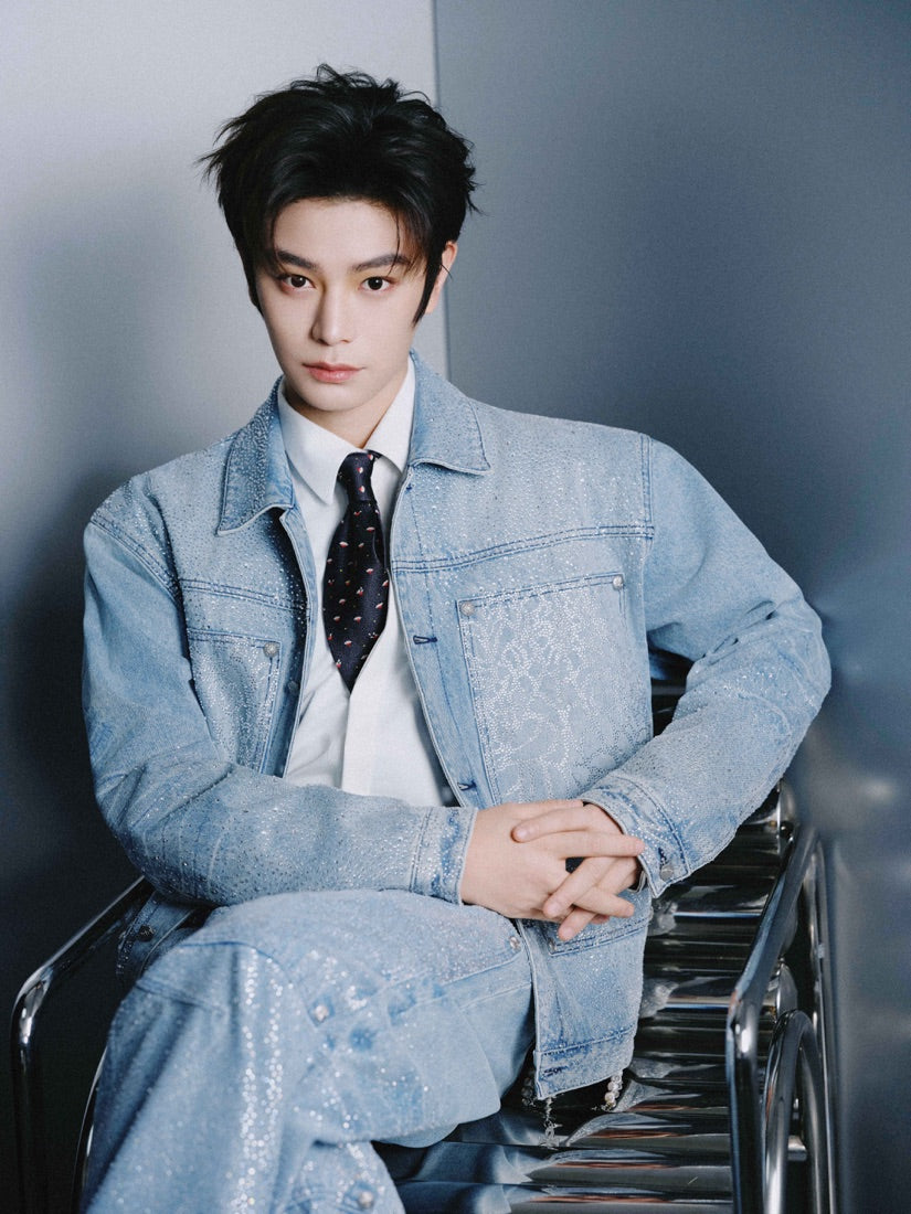 Ding Yuxi wearing THE BOY HAS NO PATIENCE