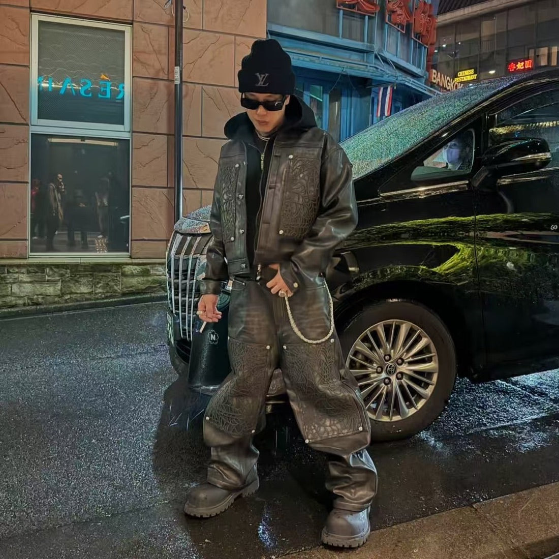 DJ T-Double E wearing THE BOY HAS NO PATIENCE