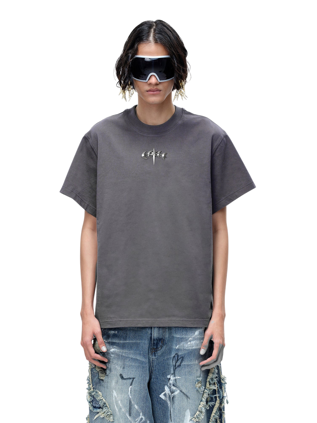 LUMINOUS DAWN ASTRAL METAL LOGO T-SHIRT
