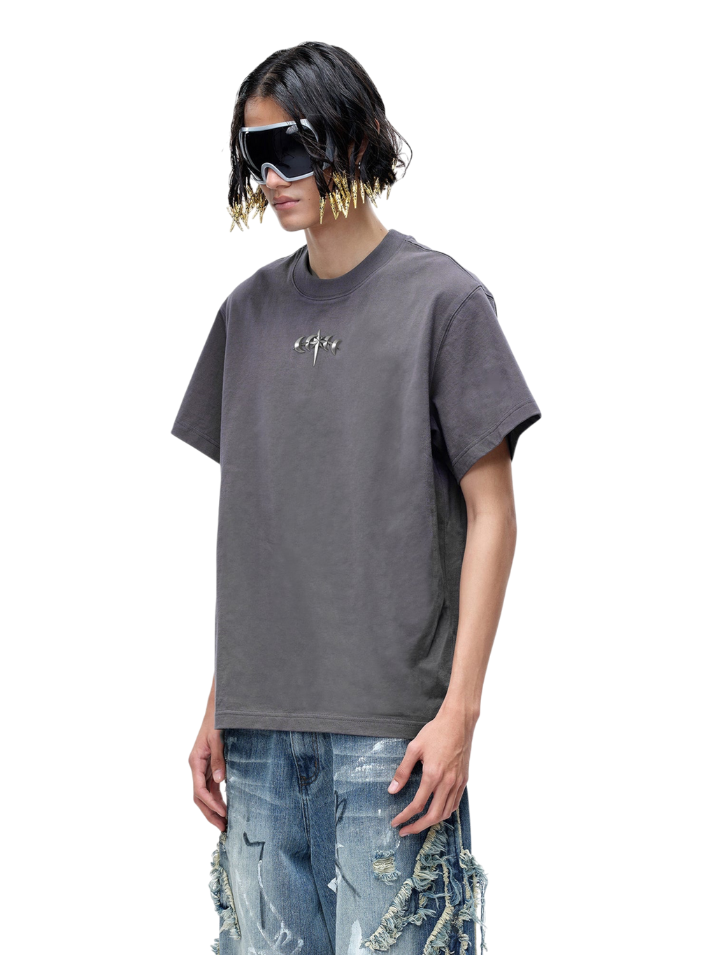 LUMINOUS DAWN ASTRAL METAL LOGO T-SHIRT