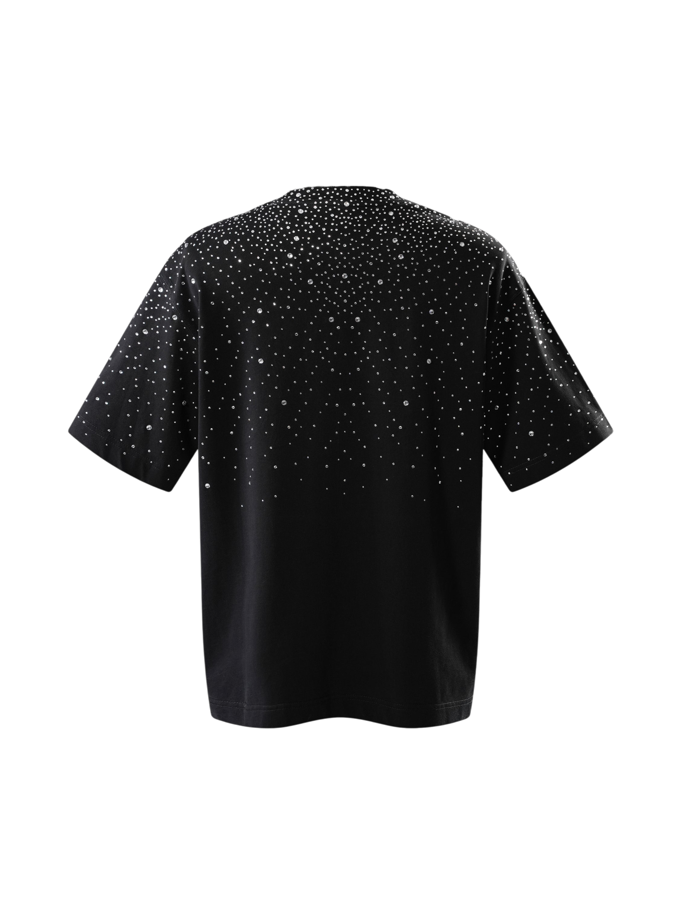 LUMINOUS DAWN RHINESTONE PATCH T-SHIRT