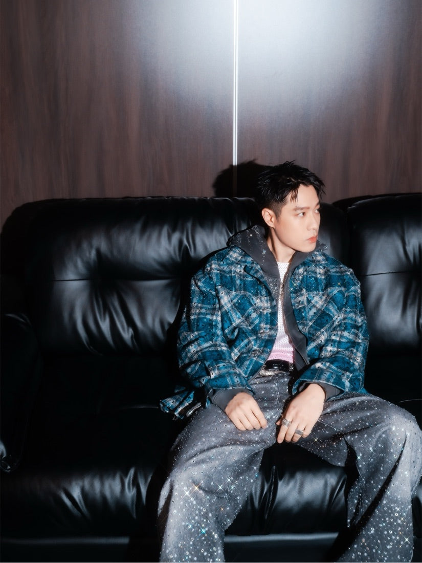 Nick Chou wearing THE BOY HAS NO PATIENCE