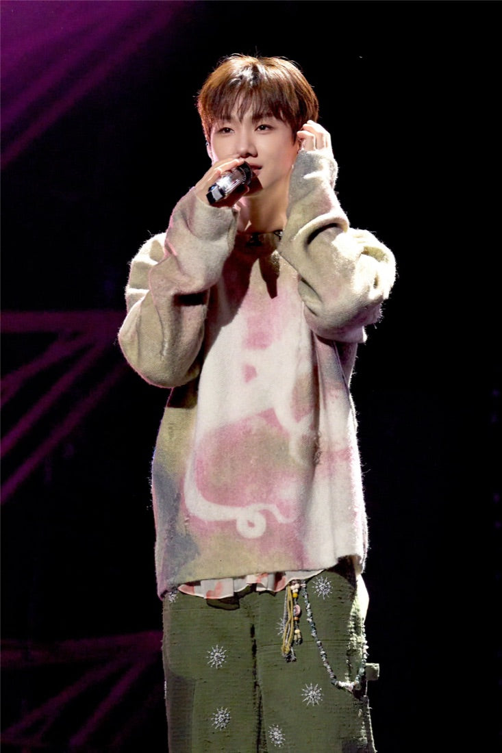 Silence Wang wearing THE BOY HAS NO PATIENCE