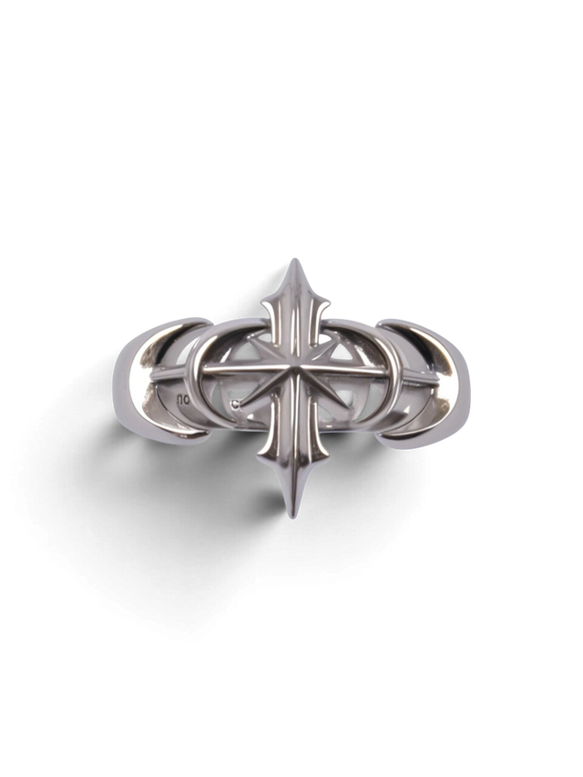 TBHNP Logo 白金電鍍 Gothic 戒指