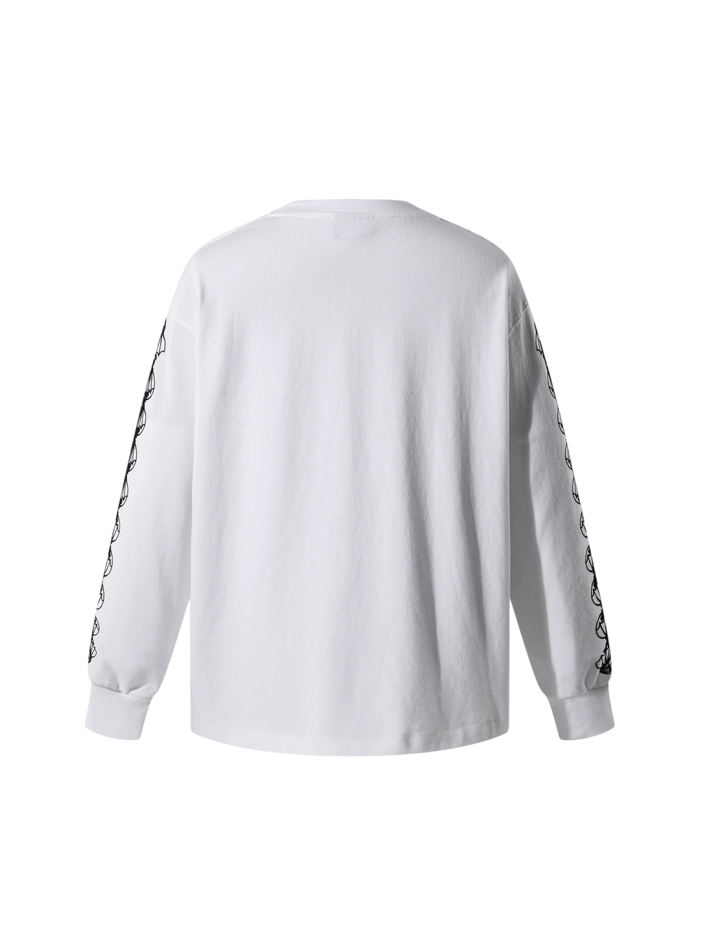 Off White Ghost & Knight long-sleeve tee, back view