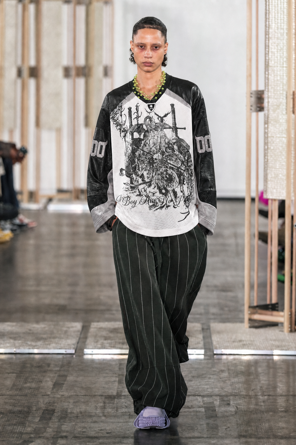 LUMINOUS DAWN SPECTER KNIGHT 網眼長袖 Jersey — NO PATIENCE CLUB look 5